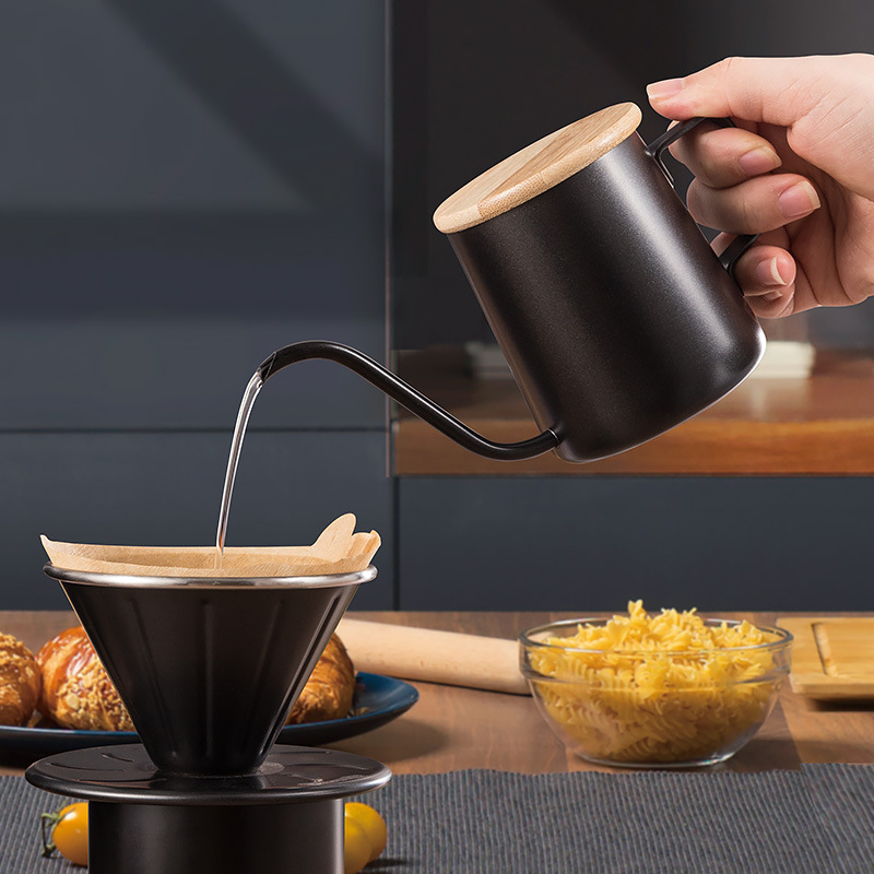 Coffee Equipment Gift Set - Hand Brewed Coffee Pot Set, Portable