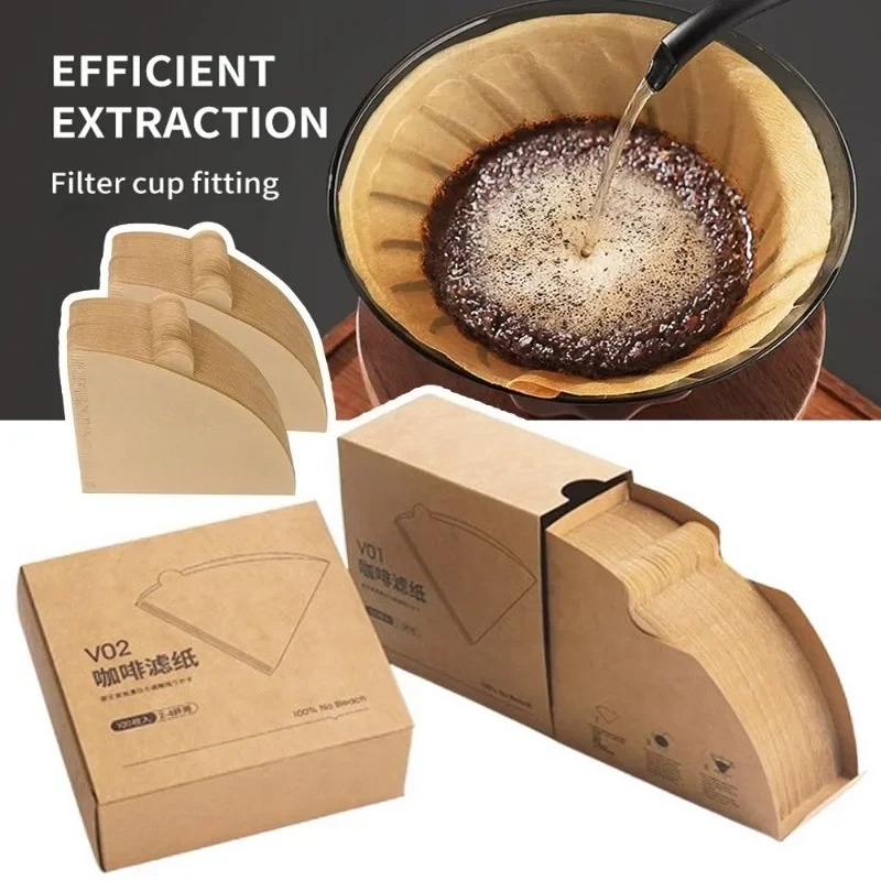 Coffee Equipment Distributor - Wood Pulp 02 Cone Filter Pour