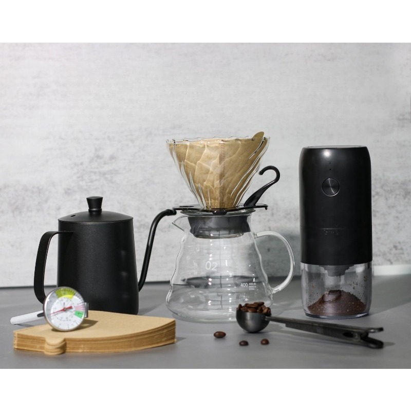 Hand brewed coffee pot set gif - Coffee Equipment Gift Set review and price