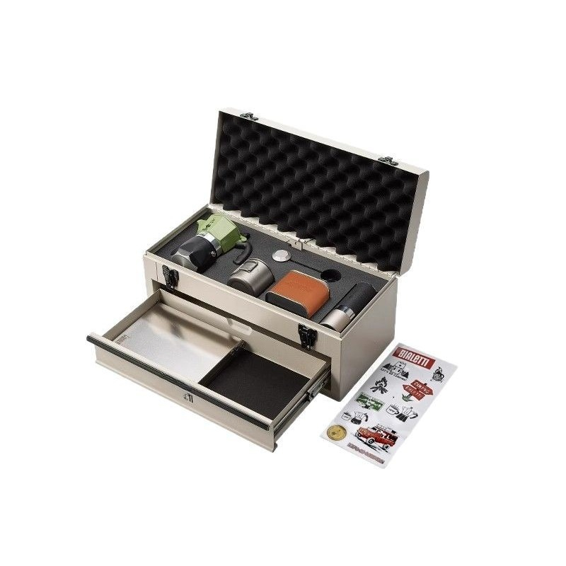 Camping coffee box, mocha pot, - Coffee Equipment Gift Set review and price