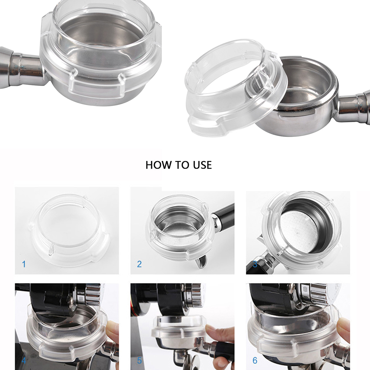 58mm Dosing Funnel for Espress - Coffee Extraction Equipment review and price