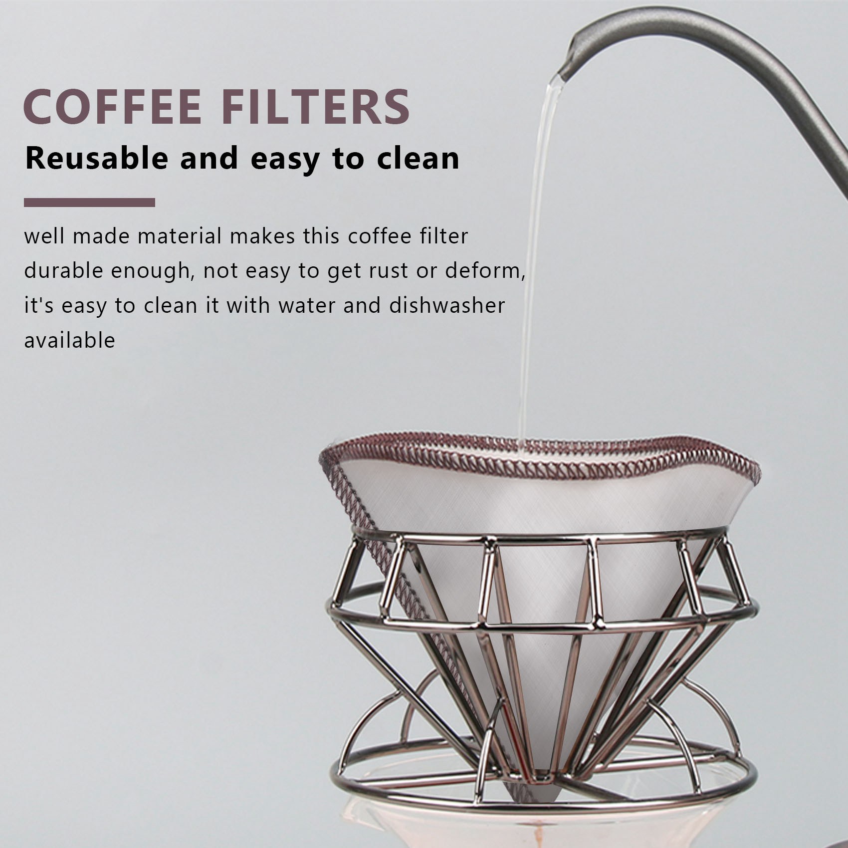 Reusable Pour over Coffee Filt - Coffee Equipment Distributor review and price