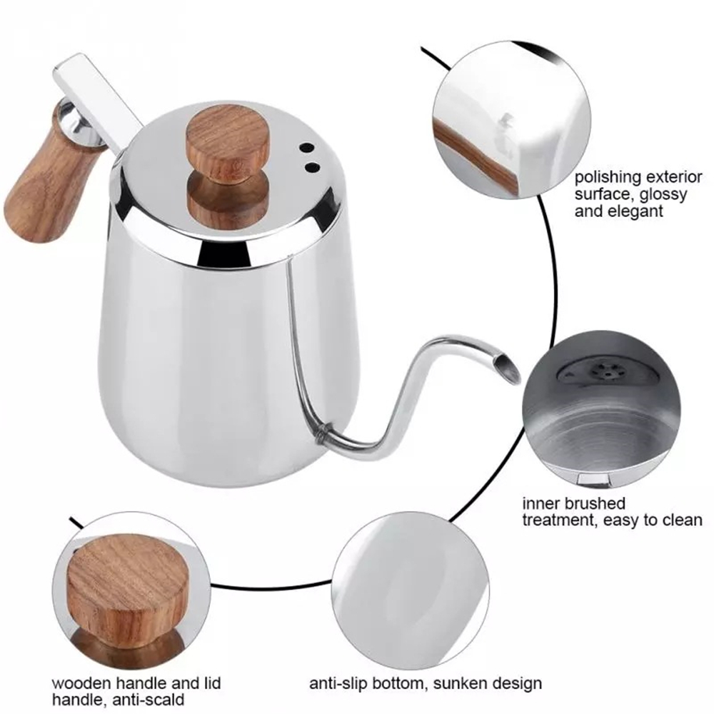 Drip Kettle 350/600ML Non-stic - Coffee Extraction Equipment review and price
