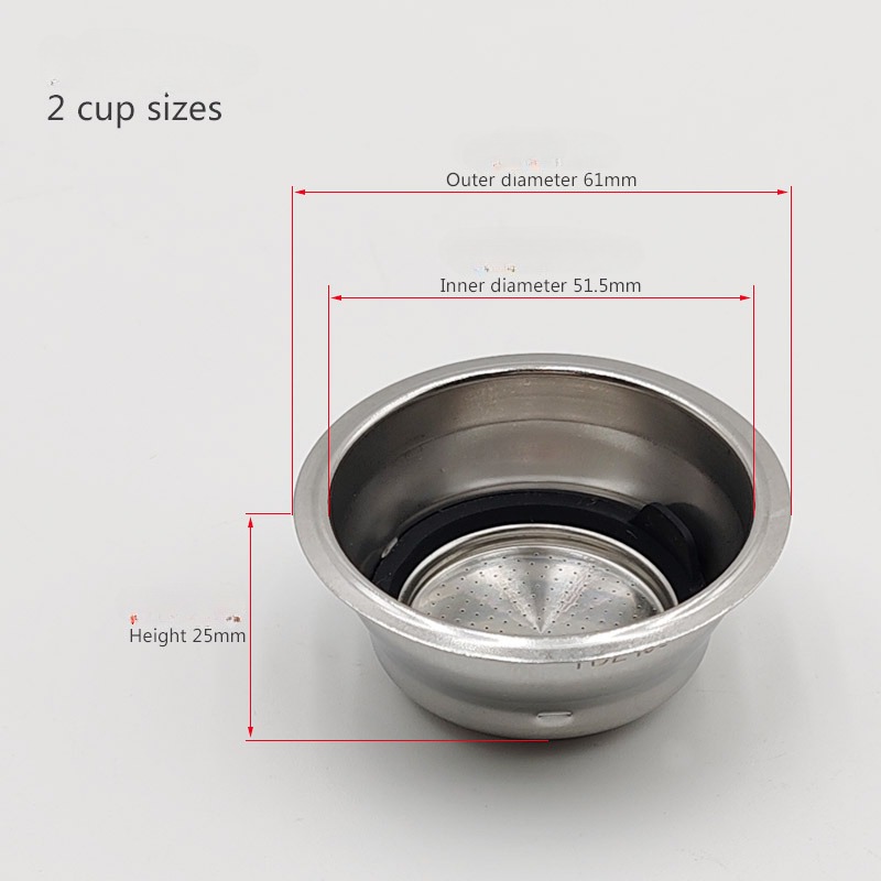 51mm Pressurized Porous Filter - Coffee Extraction Equipment review and price
