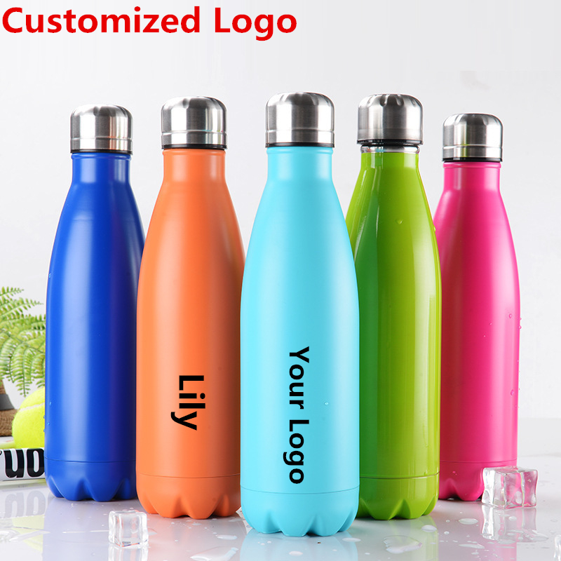 DIY Vacuum Water Bottles 500ML - Coffee Equipment Logo review and price