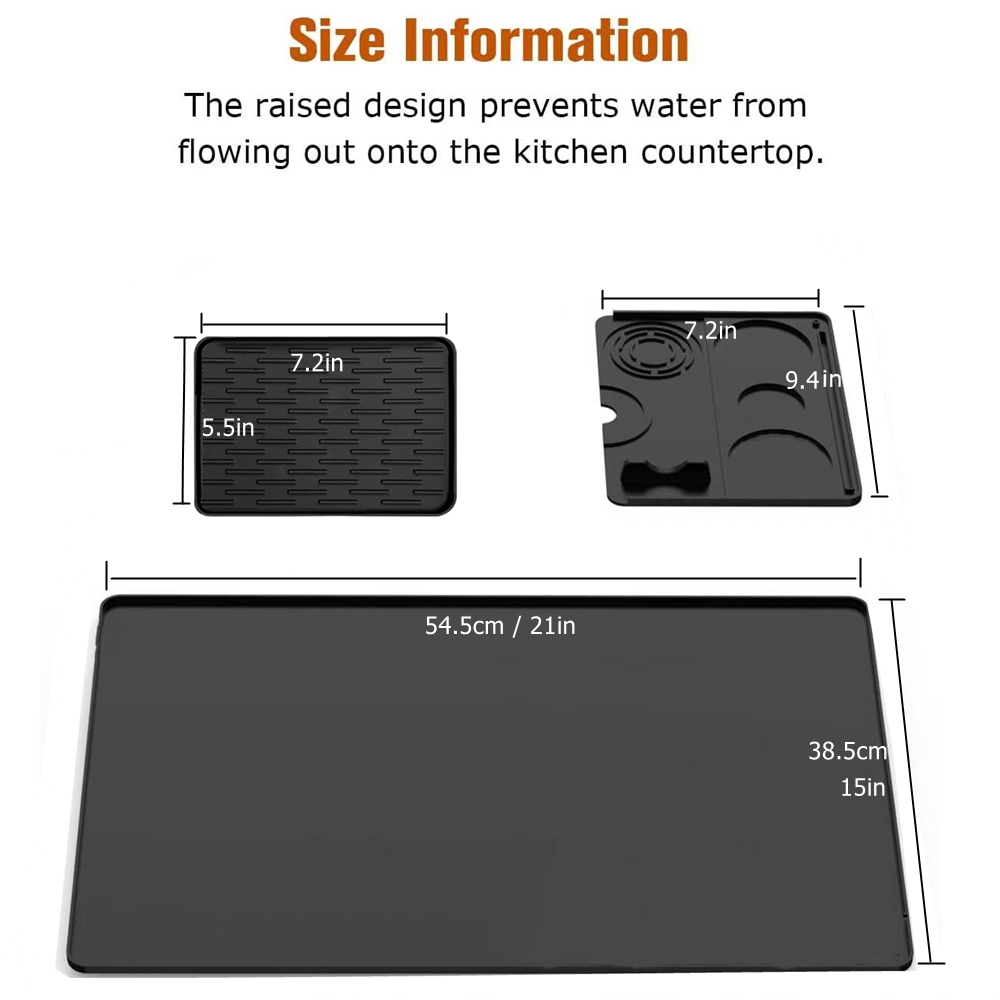 Silicone Coffee Maker Mat 3 in - Coffee Equipment Tray review and price
