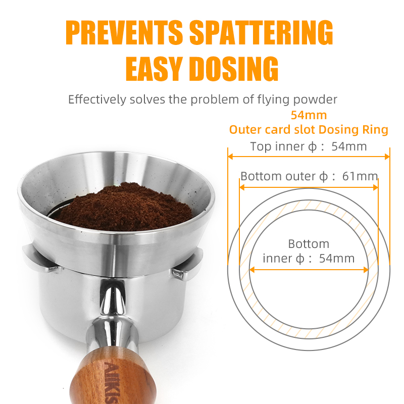 54mm Coffee Dosing Ring Stainl - Coffee Extraction Equipment review and price