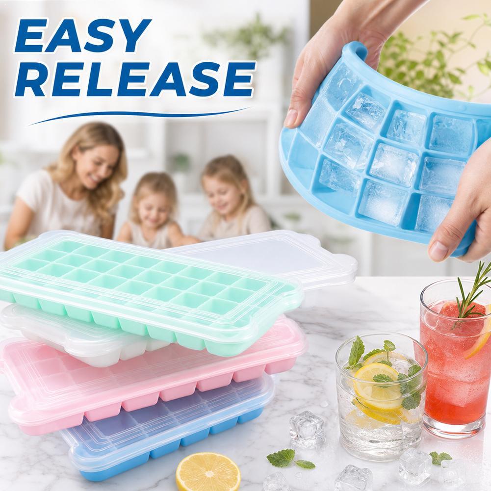 Silicone Ice Cube Tray With Li - Coffee Equipment Tray review and price